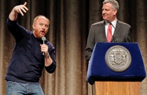Surprise guest Louis CK at Inner Circle Show 2015.